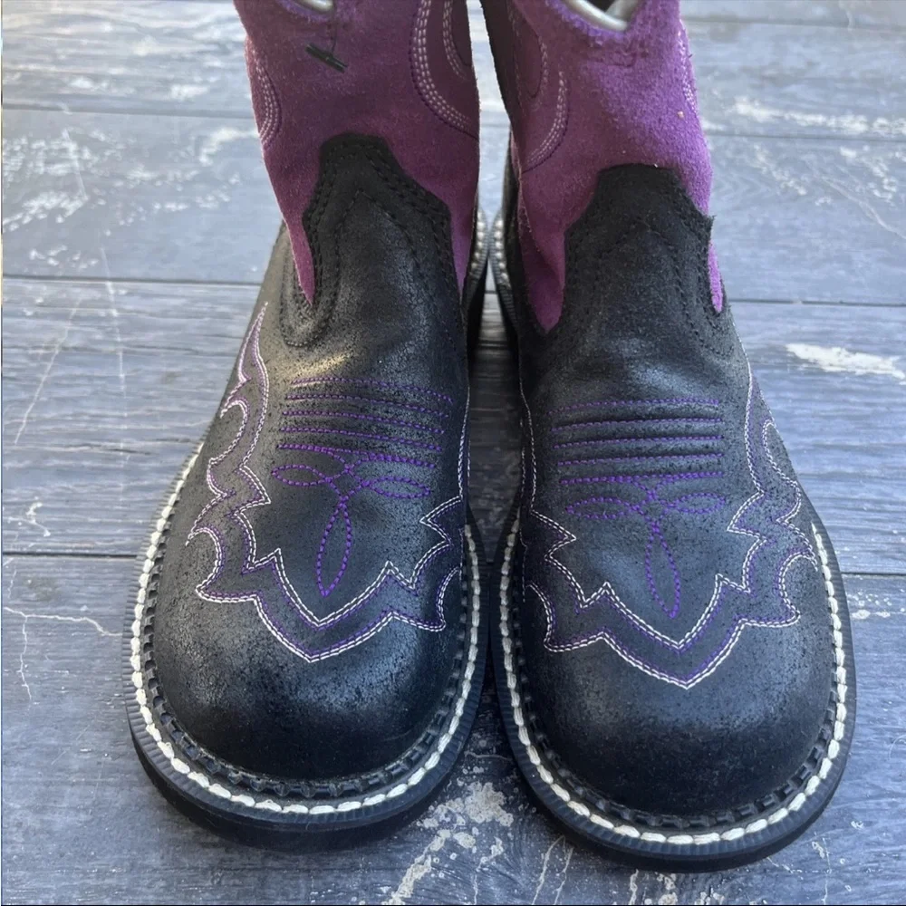 Ariat  Fatbaby Heritage Harmony Western Boot Size 6 Youth - Picture 5 of 8